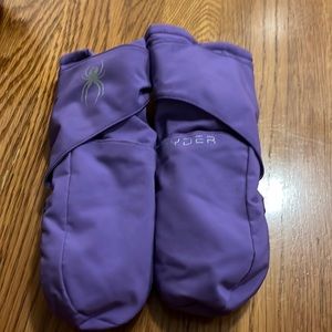 Spyder Purple Kids Mittens